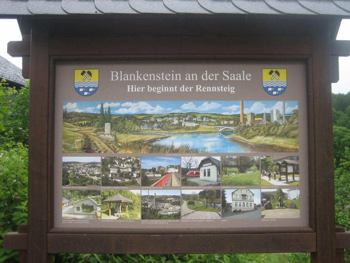 Blankenstein an der Saale / Rennsteig.